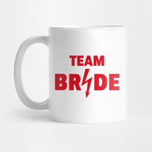 Team Bride Flash (Hen Night / Bachelorette Party / Red) Mug